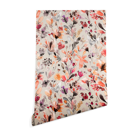 Ninola Design Wild Flowers Meadow Autumn Wallpaper