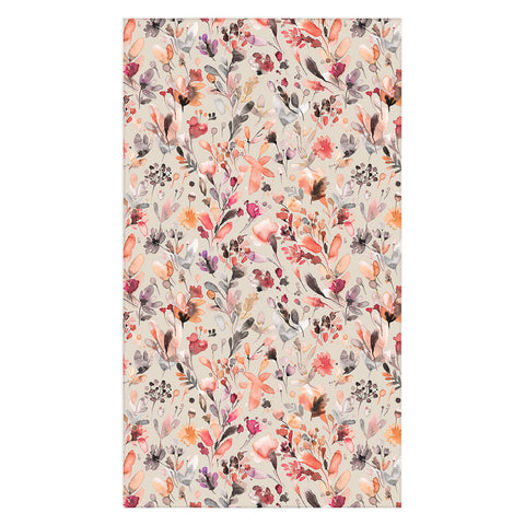 Ninola Design Wild Flowers Meadow Autumn Tablecloth