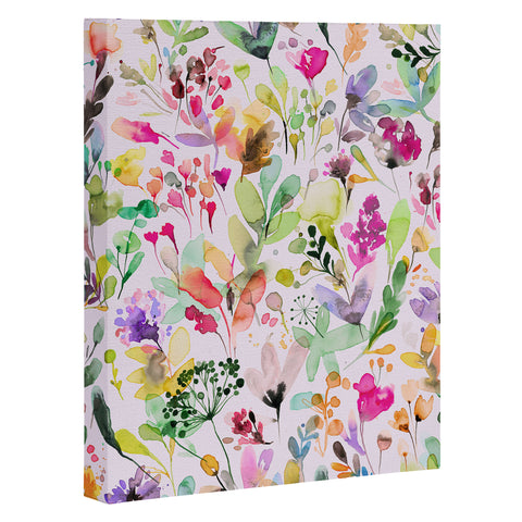 Ninola Design Wild Flowers Meadow Perennial Art Canvas