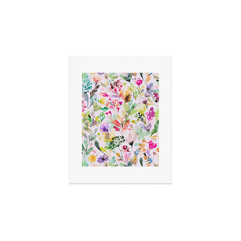 Ninola Design Wild Flowers Meadow Perennial Art Print