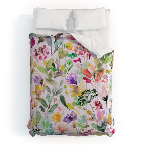 Ninola Design Wild Flowers Meadow Perennial Comforter