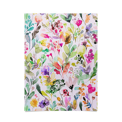 Ninola Design Wild Flowers Meadow Perennial Poster