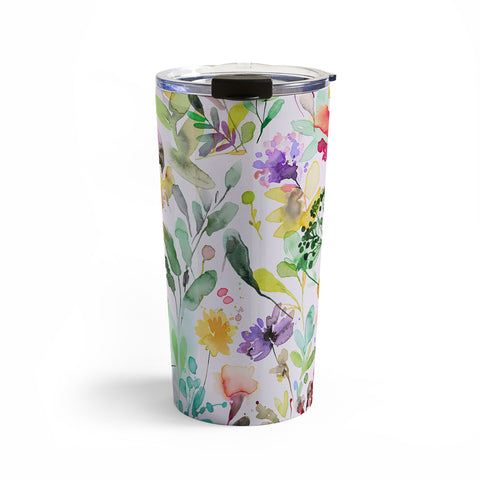Ninola Design Wild Flowers Meadow Perennial Travel Mug
