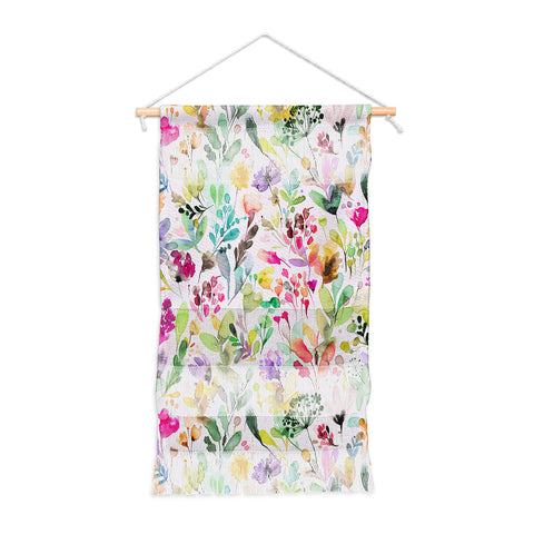 Ninola Design Wild Flowers Meadow Perennial Wall Hanging Portrait