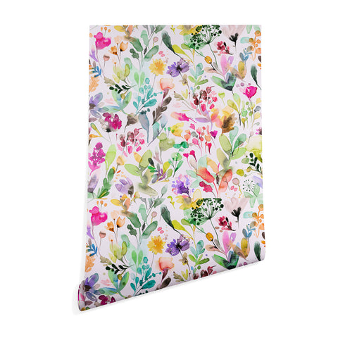 Ninola Design Wild Flowers Meadow Perennial Wallpaper