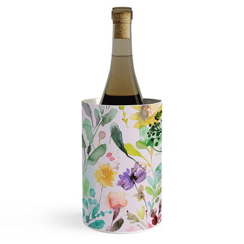 Ninola Design Wild Flowers Meadow Perennial Wine Chiller