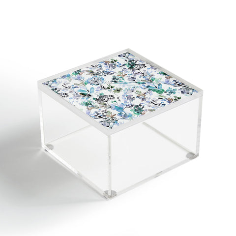 Ninola Design Wild Grasses Blue Acrylic Box