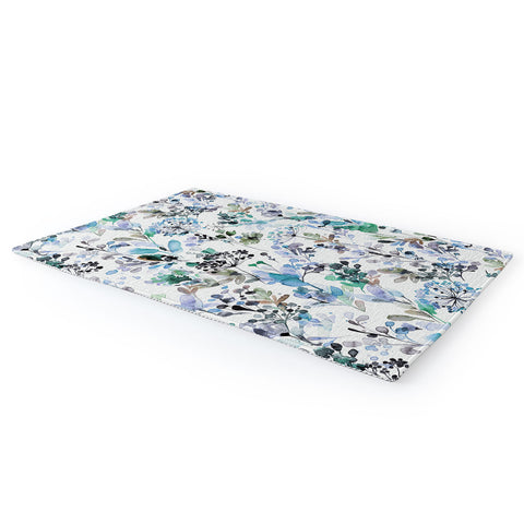 Ninola Design Wild Grasses Blue Area Rug