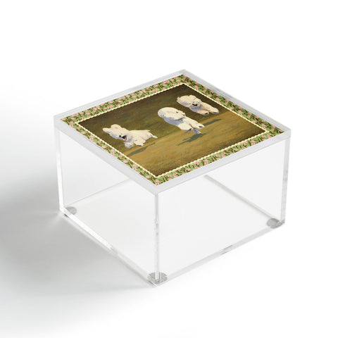 NKTN Three Dogs Running Acrylic Box