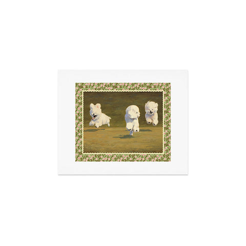 NKTN Three Dogs Running Art Print