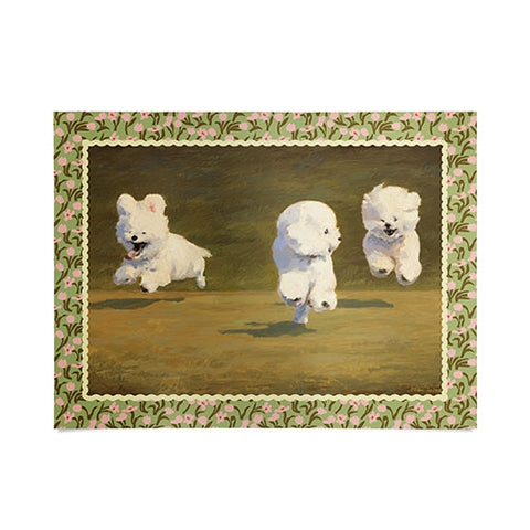 NKTN Three Dogs Running Poster