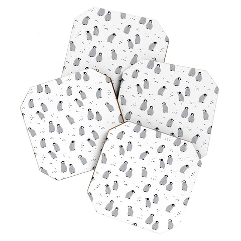 Noristudio Baby Emperor Penguins Coaster Set