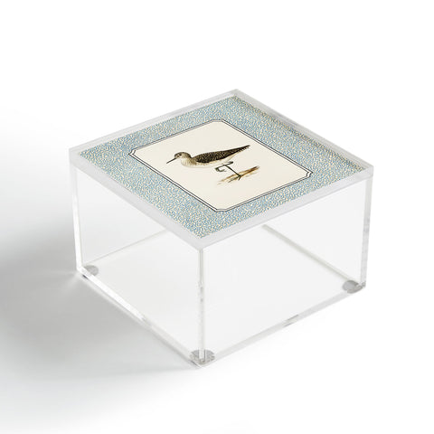 Oh Fine! Art Balancing Sandpiper Acrylic Box