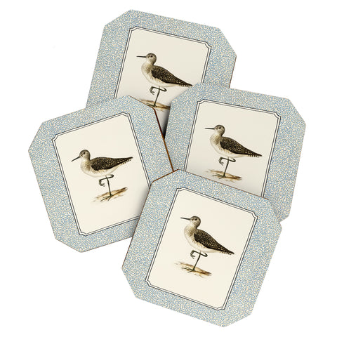 Oh Fine! Art Balancing Sandpiper Coaster Set