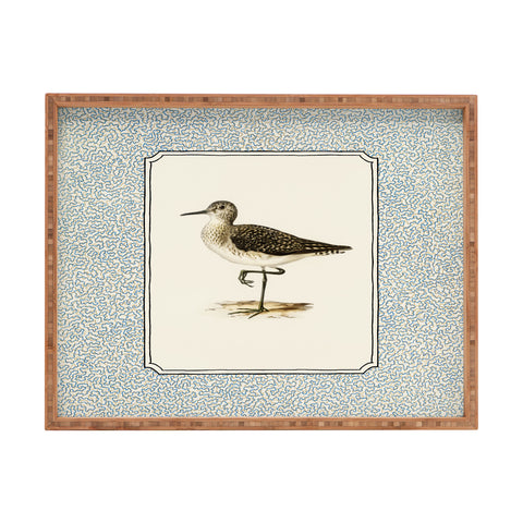 Oh Fine! Art Balancing Sandpiper Rectangular Tray