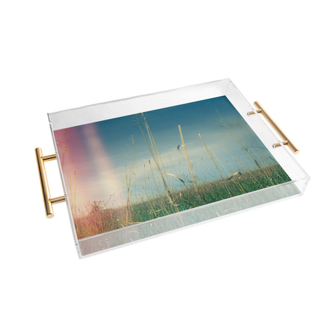 Olivia St Claire Her Heart Was a Wide Open Landscape Acrylic Tray