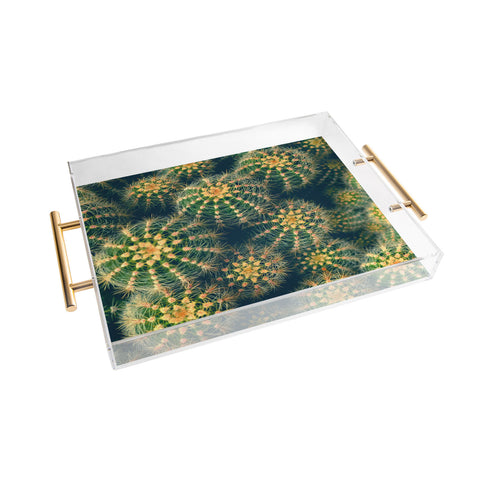 Olivia St Claire Lovely Cactus Acrylic Tray
