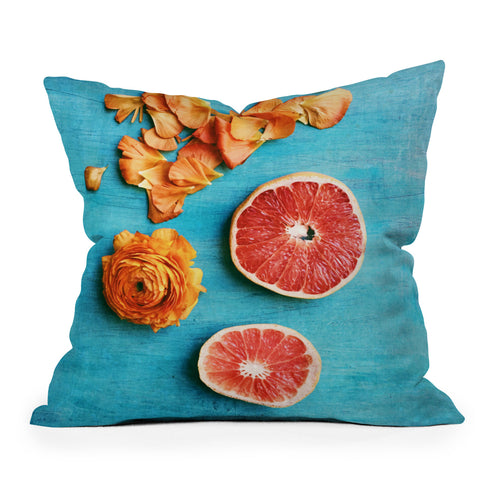 Olivia St Claire She Made Her Own Sunshine Outdoor Throw Pillow