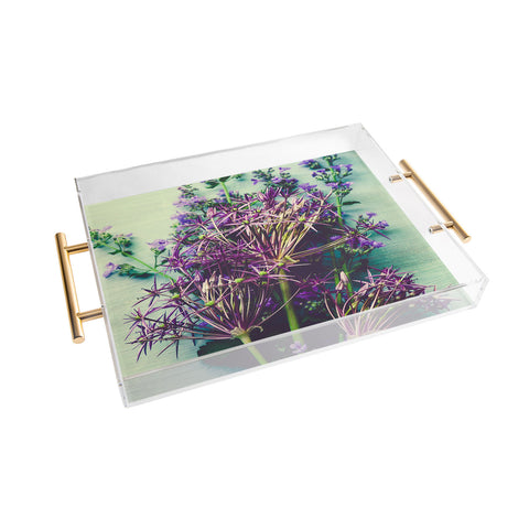 Olivia St Claire Spring Bouquet Acrylic Tray