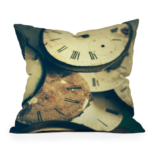Olivia St Claire Time Outdoor Throw Pillow