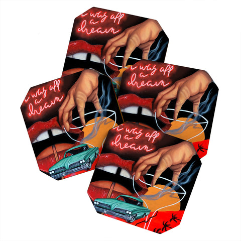 Olivia Stafne Art It Was All A Dream Coaster Set