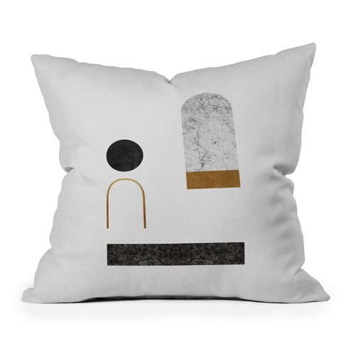 Orara Studio Abstract Geometric II Outdoor Throw Pillow