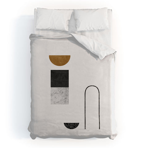 Orara Studio Abstract Geometric IV Duvet Cover