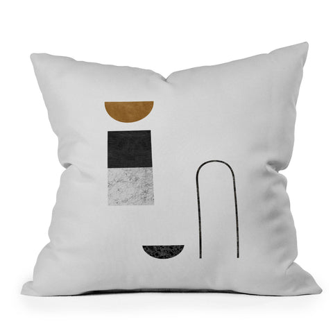 Orara Studio Abstract Geometric IV Outdoor Throw Pillow