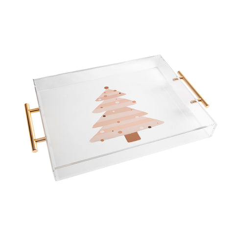 Orara Studio Blush Christmas Tree Acrylic Tray