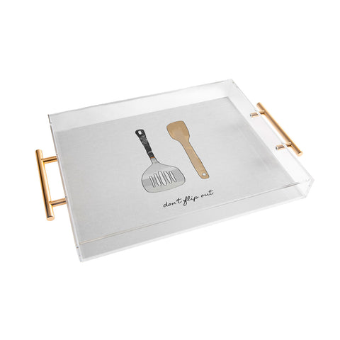 Orara Studio Do Not Flip Out Acrylic Tray