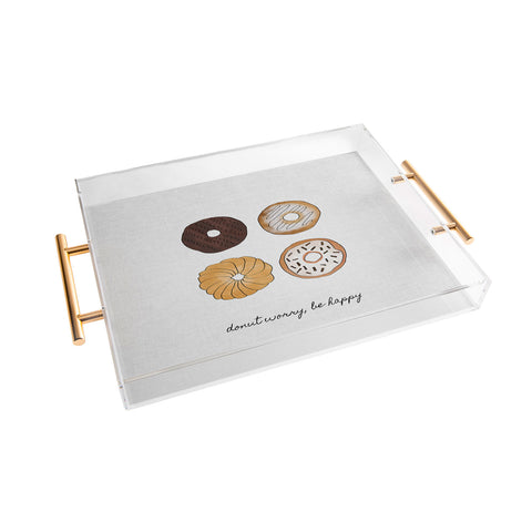 Orara Studio Donut Worry Acrylic Tray