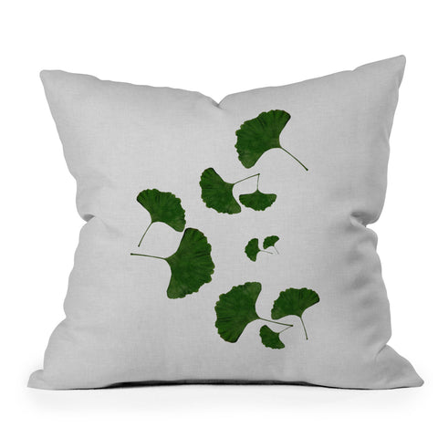 Orara Studio Ginkgo Leaf I Outdoor Throw Pillow