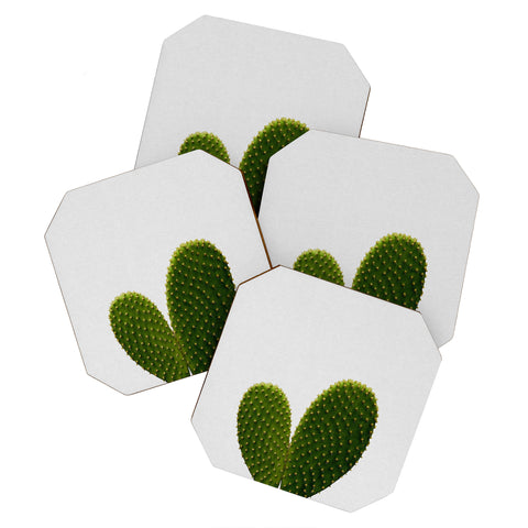 Orara Studio Heart Cactus Coaster Set