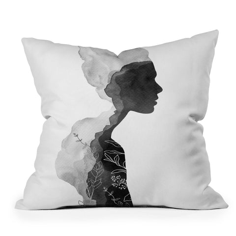 Orara Studio Her Outdoor Throw Pillow