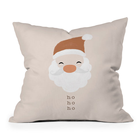 Orara Studio Ho Ho Ho Santa Outdoor Throw Pillow