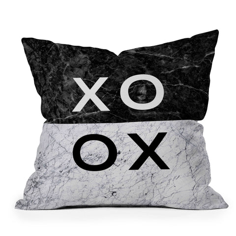 Orara Studio Hugs And Kisses Quote Outdoor Throw Pillow