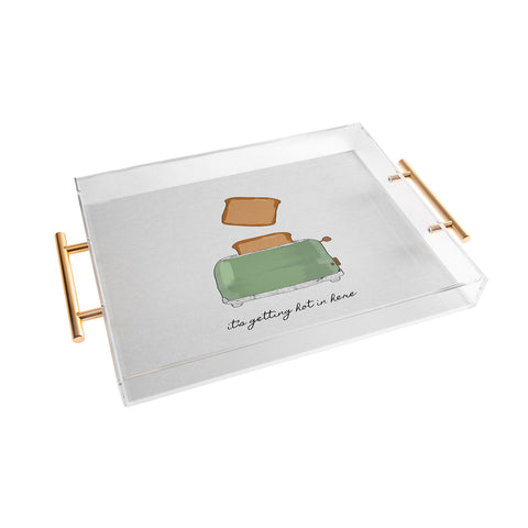 Orara Studio It Is Getting Hot In Here Acrylic Tray