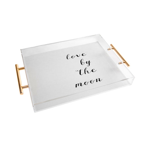 Orara Studio Love By The Moon Acrylic Tray
