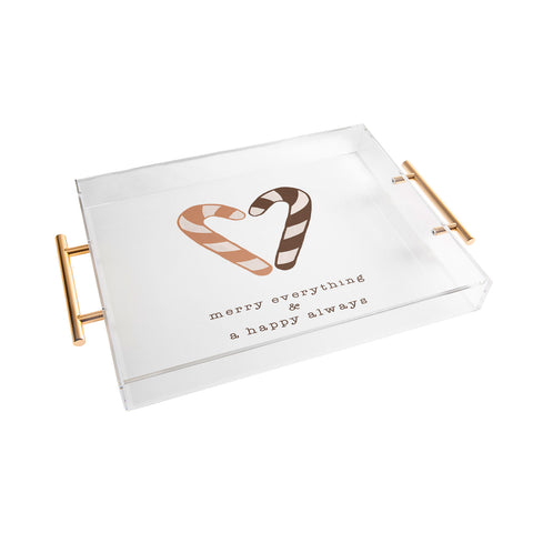 Orara Studio Merry Everything Typography Acrylic Tray