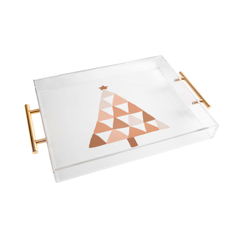 Orara Studio Pastel Christmas Tree Acrylic Tray