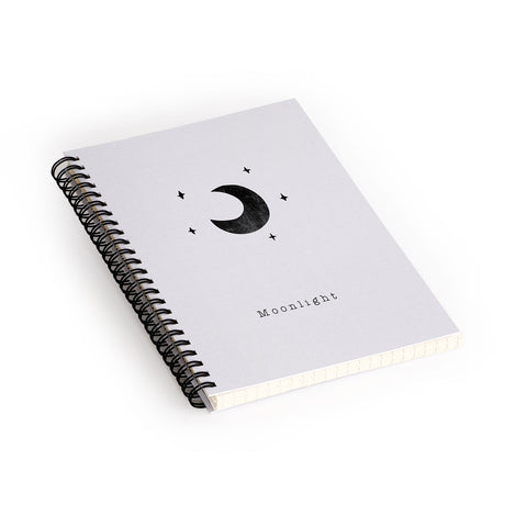 Orara Studio Quote Set Moonlight Spiral Notebook