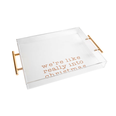 Orara Studio Really Into Christmas Acrylic Tray
