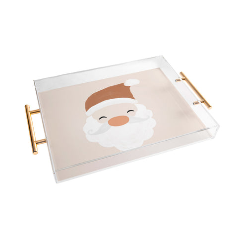 Orara Studio Santa Claus Painting Acrylic Tray