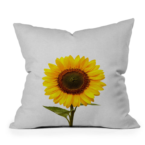 Orara Studio Sunflower Still Life Outdoor Throw Pillow