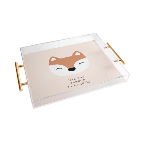Orara Studio Tis The Season To Be Jolly Acrylic Tray