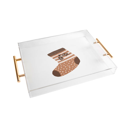 Orara Studio Xmas Stocking Acrylic Tray