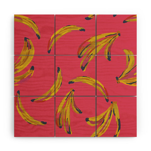 Oris Eddu Banana Lush Wood Wall Mural