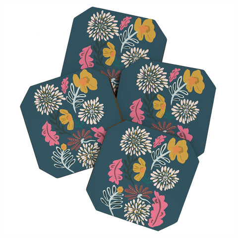 Oris Eddu Floral Flare Coaster Set