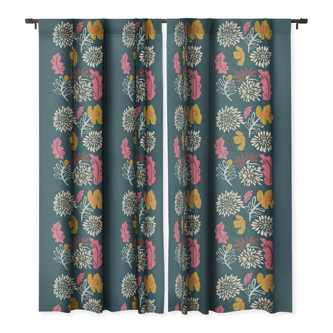 Oris Eddu Floral Flare Blackout Window Curtain