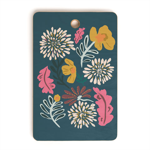 Oris Eddu Floral Flare Cutting Board Rectangle